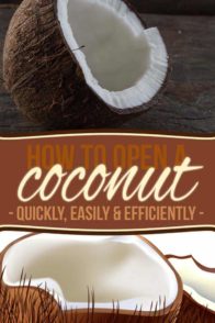 Learn How to Crack Open a Coconut Quickly Easily and Painlessly using nothing but a Chef Knife