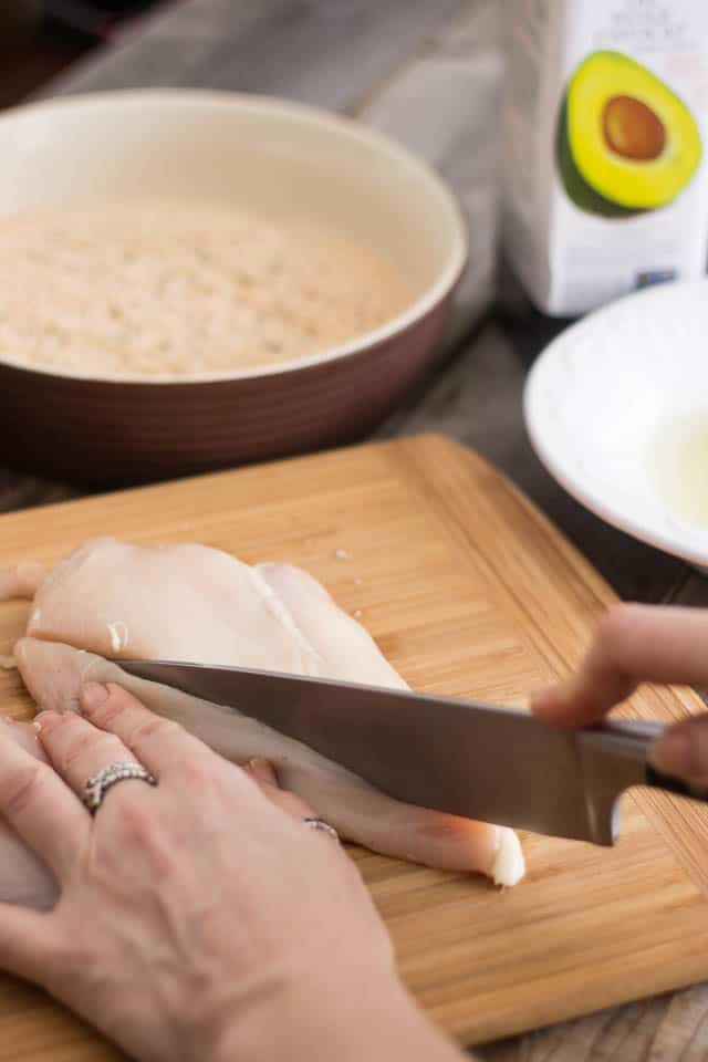 Paleo Chicken Fingers | www.thehealthyfoodie.com