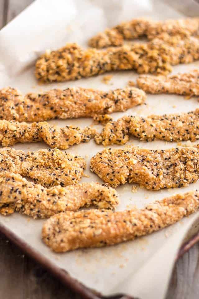 Paleo Chicken Fingers | www.thehealthyfoodie.com