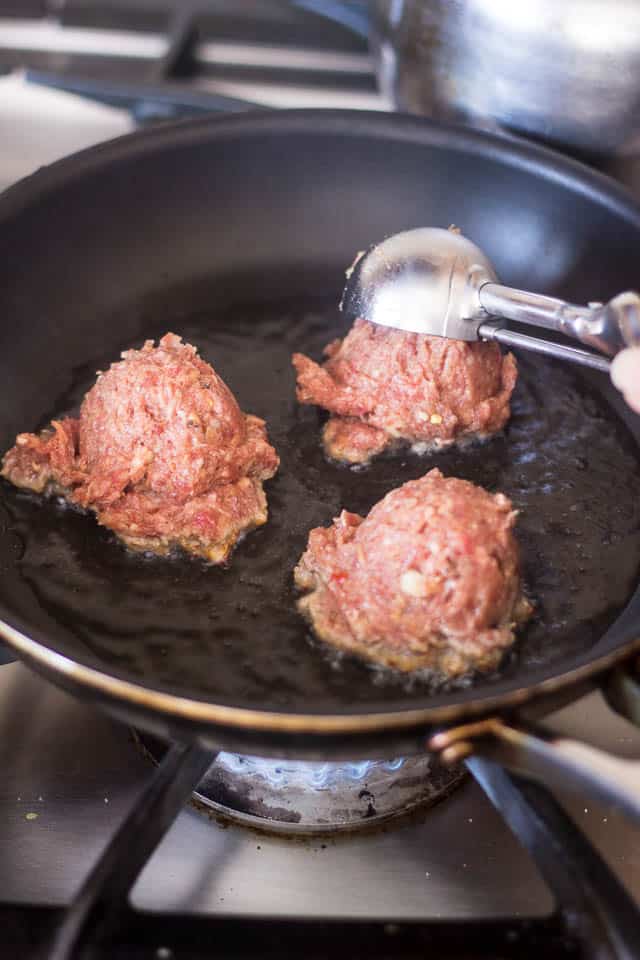 Plaintain and Ground Beef Patties | www.thehealthyfoodie.com