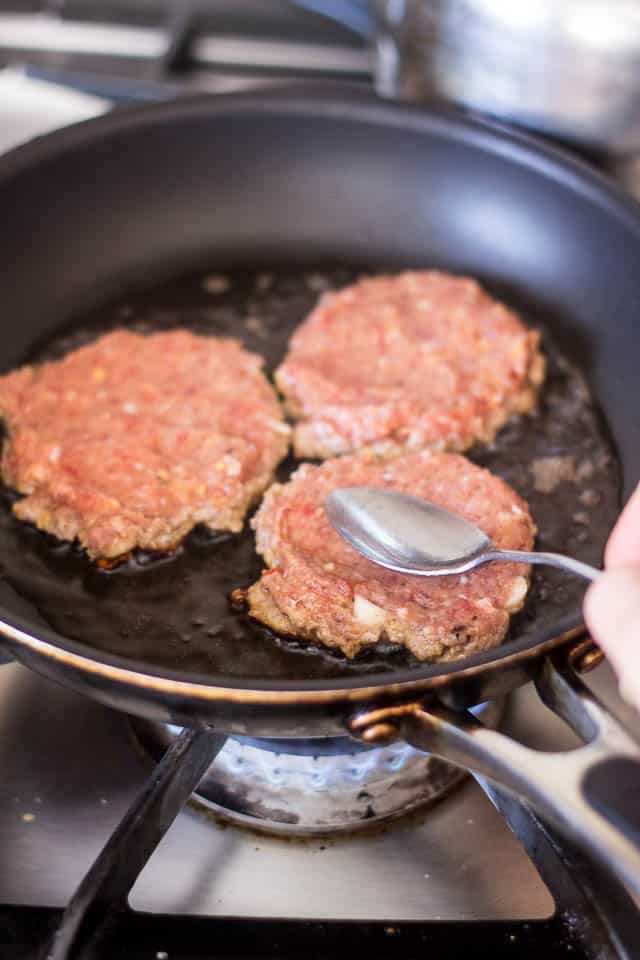 Plaintain and Ground Beef Patties | www.thehealthyfoodie.com