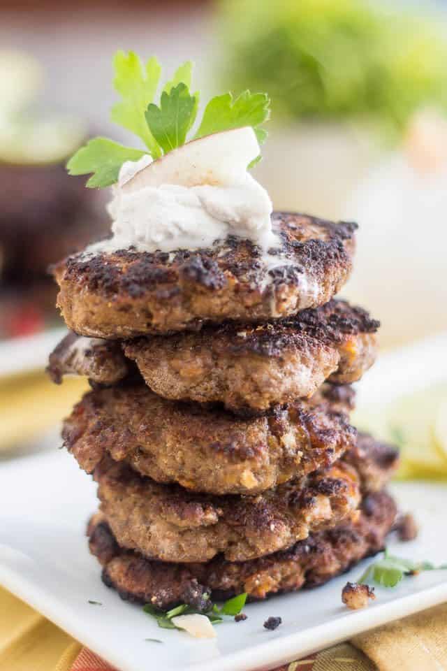 Plaintain and Ground Beef Patties | www.thehealthyfoodie.com