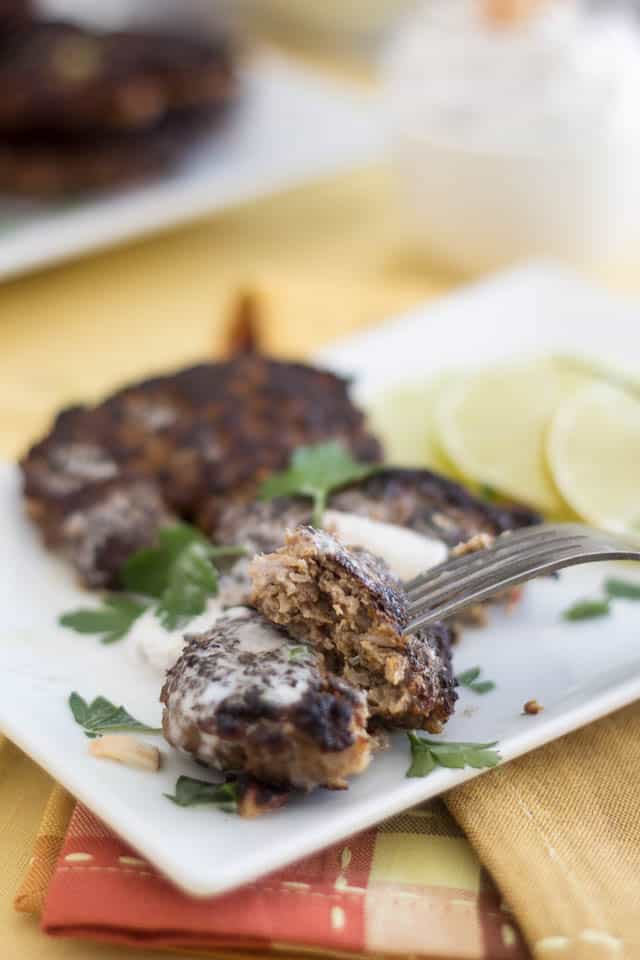 Plaintain and Ground Beef Patties | www.thehealthyfoodie.com