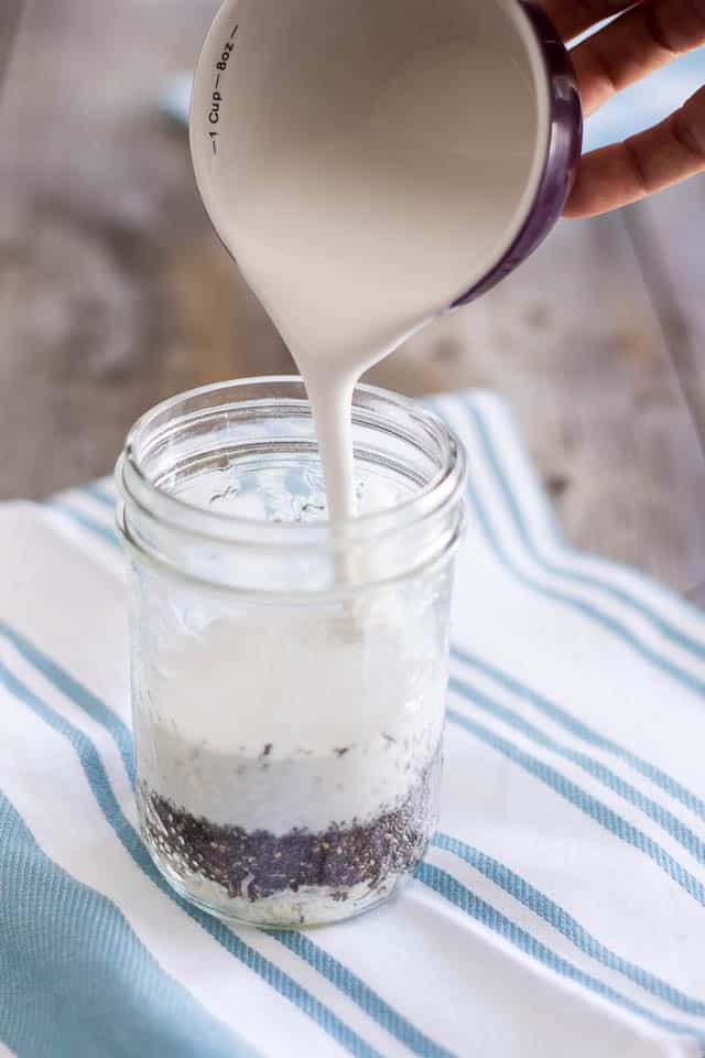 Quick Coconut Chia Seed Pudding | www.thehealthyfoodie.com