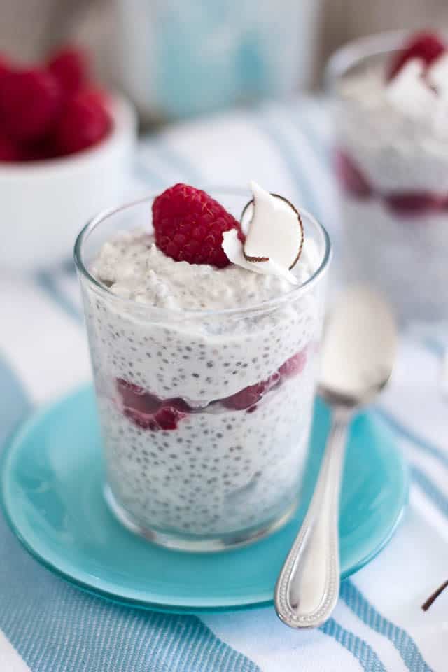 Quick Coconut Chia Seed Pudding | www.thehealthyfoodie.com