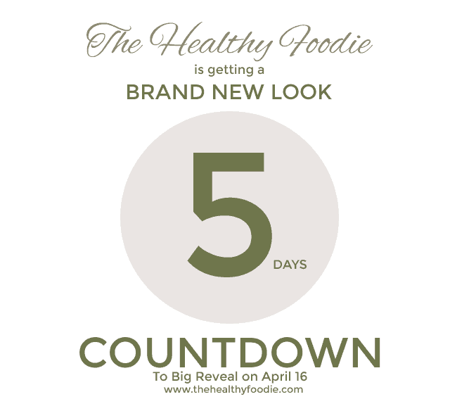 The Healthy Foodie - Countdown to new look