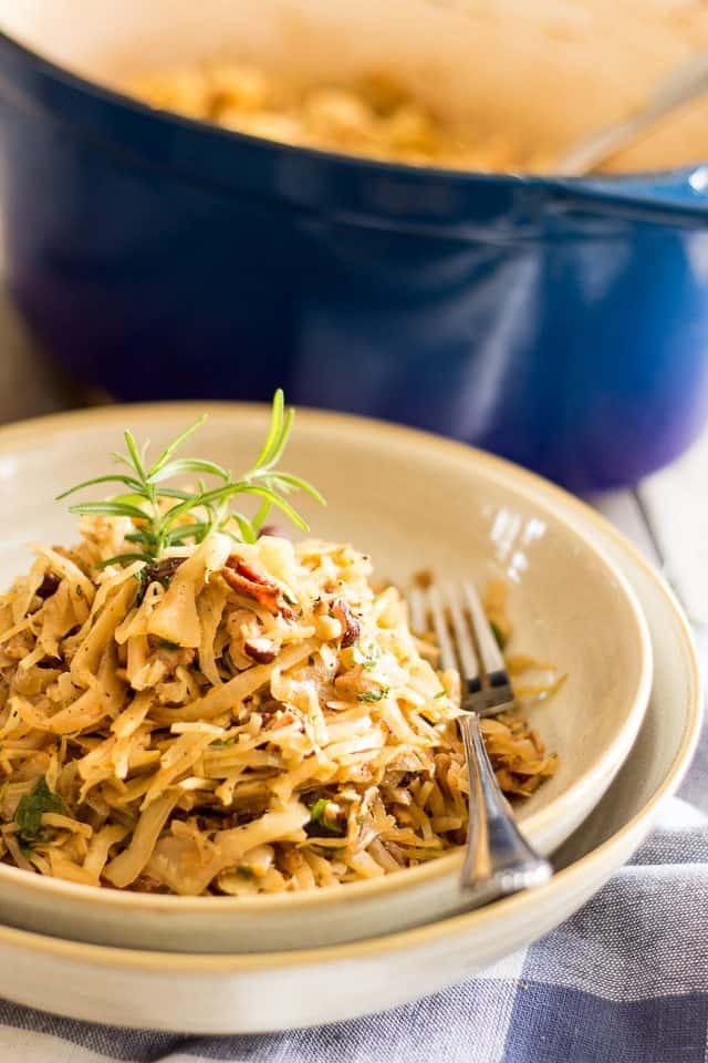 Braised Cabbage | thehealthyfoodie.com