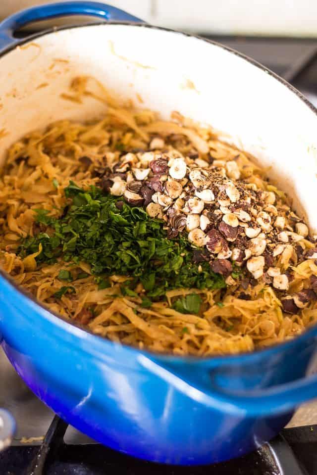 Braised Cabbage | thehealthyfoodie.com