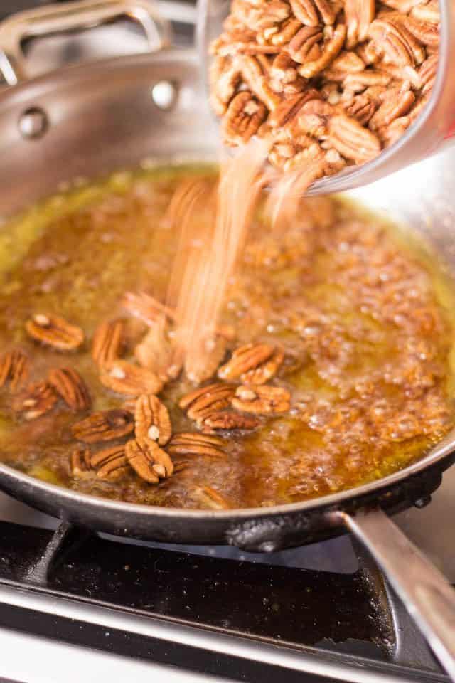 Buttered Pecan Pie in a Jar | thehealthyfoodie.com