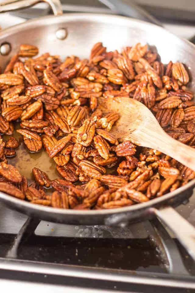 Buttered Pecan Pie in a Jar | thehealthyfoodie.com