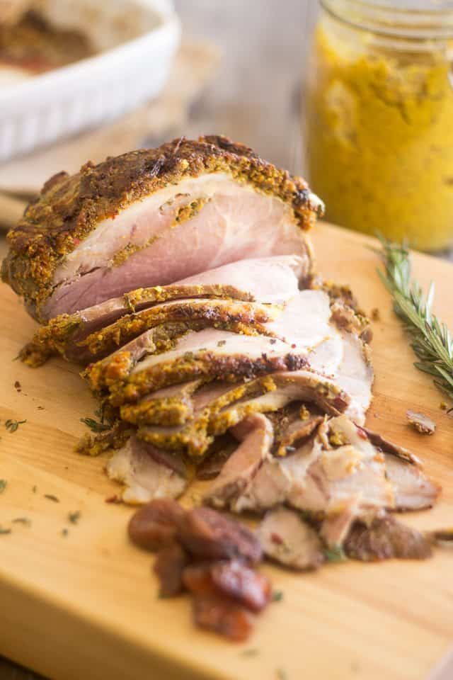 Honey-Dijon Cold Pork Roast | thehealthyfoodie.com