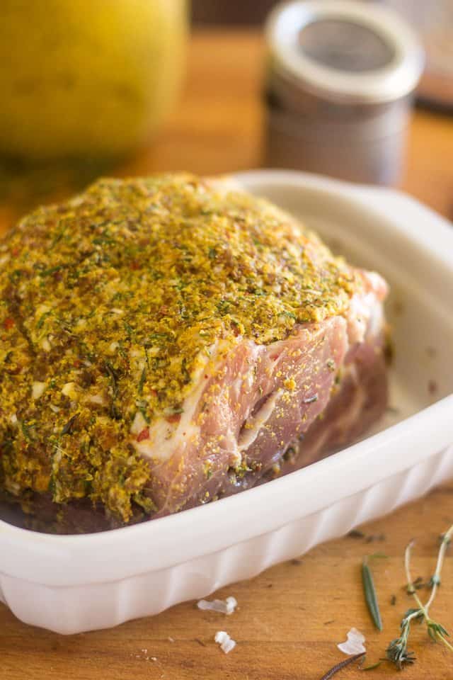 Honey-Dijon Cold Pork Roast | thehealthyfoodie.com