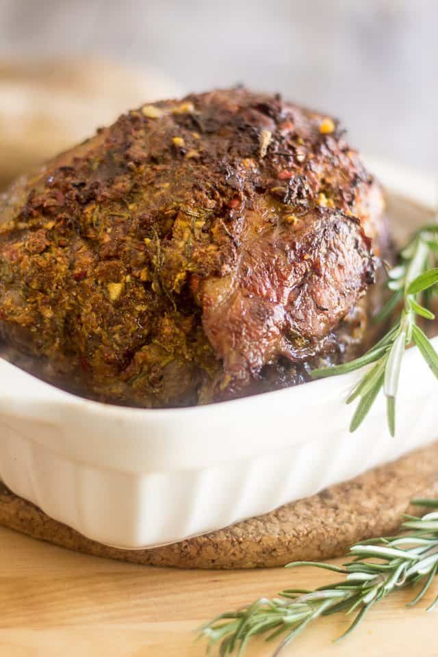 Honey-Dijon Cold Pork Roast | thehealthyfoodie.com