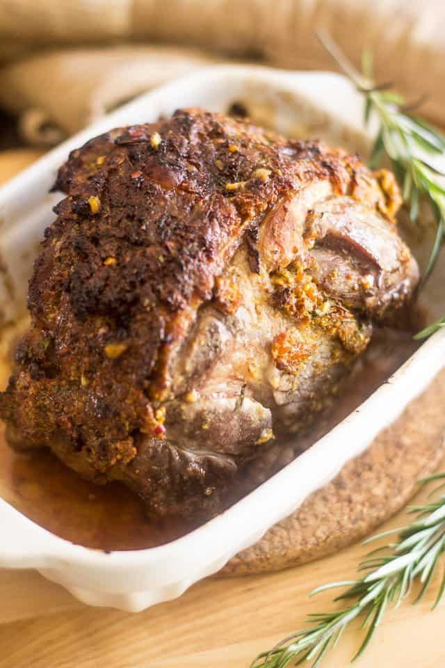 Honey-Dijon Cold Pork Roast | thehealthyfoodie.com