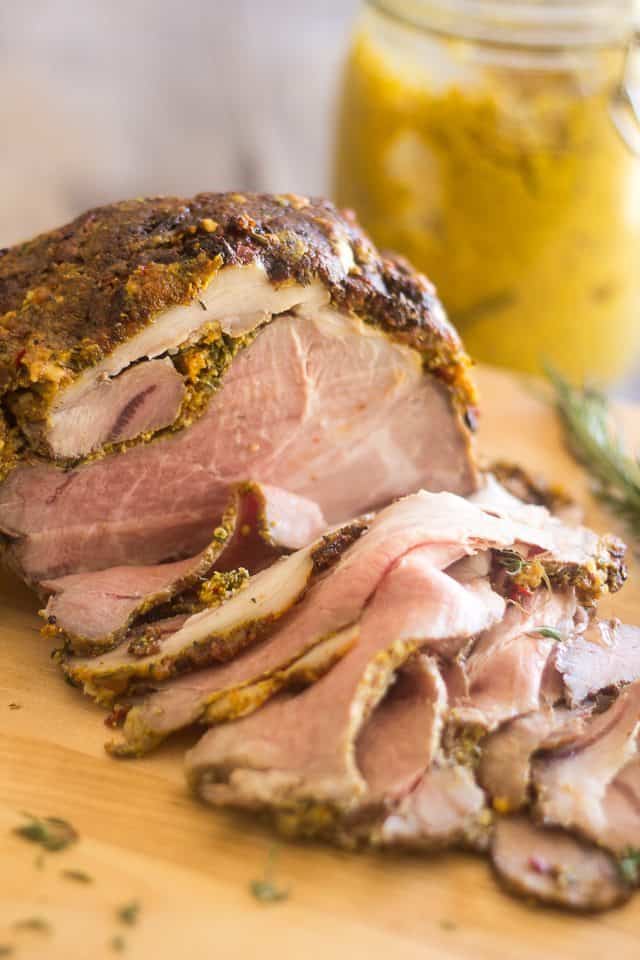 Honey-Dijon Cold Pork Roast | thehealthyfoodie.com