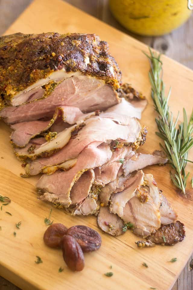 Honey-Dijon Cold Pork Roast | thehealthyfoodie.com