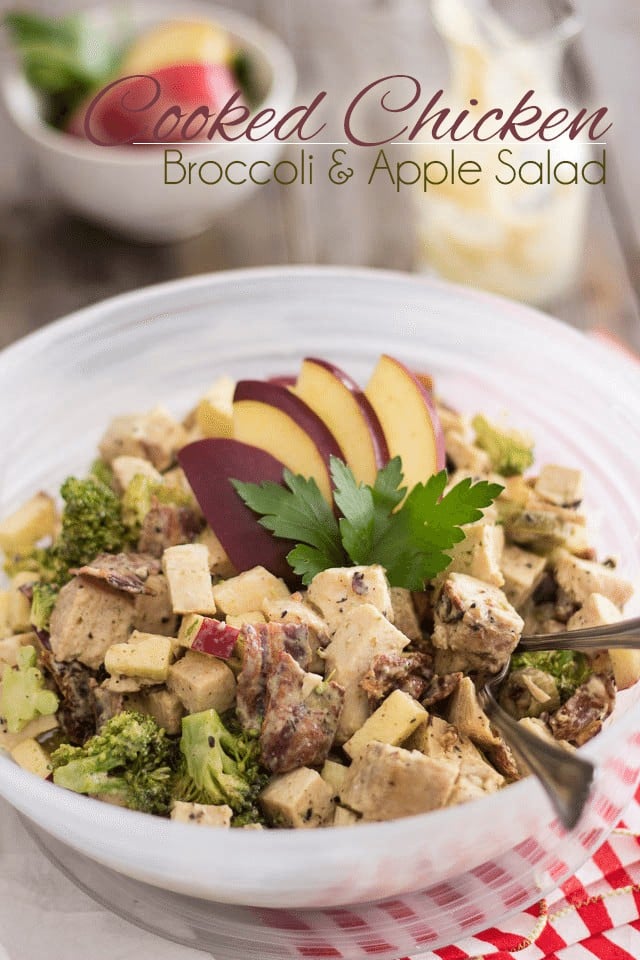 Cooked Chicken Broccoli And Apple Salad