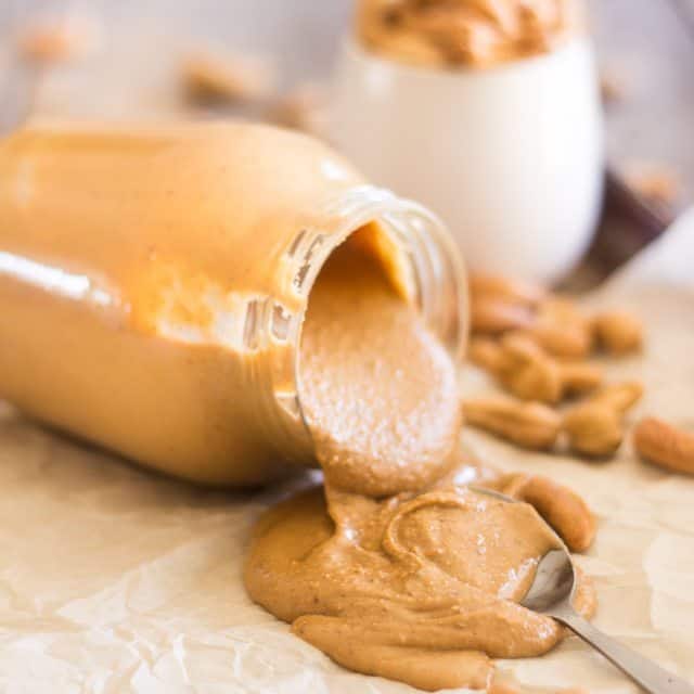 All Natural Homemade Roasted Cashew Butter