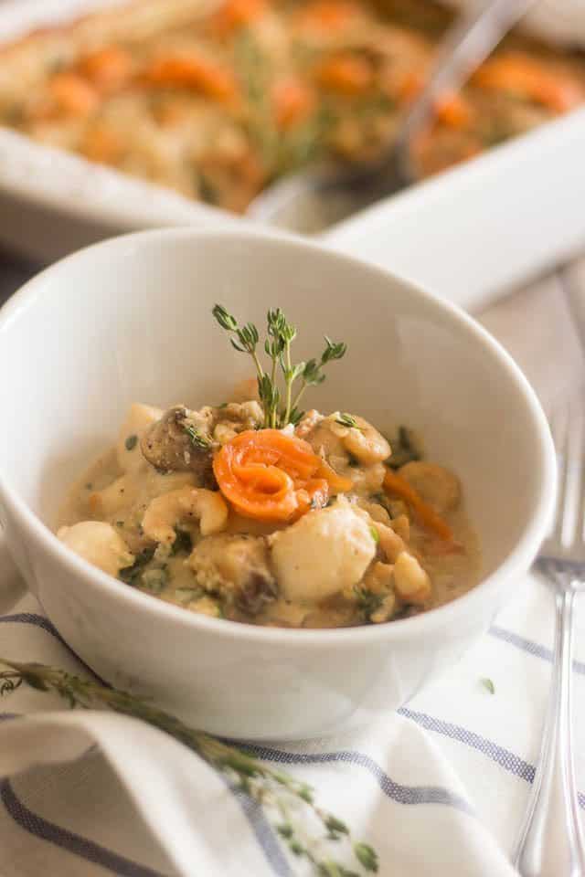 Seafood Florentine Casserole | thehealthyfoodie.com