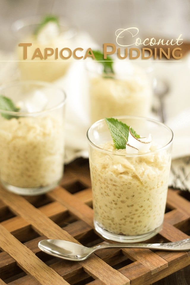 Coconut Tapioca Pudding | thehealthyfoodie.com