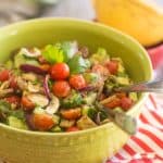Quick and Easy Tomato Cucumber Salad | thehealthyfoodie.com
