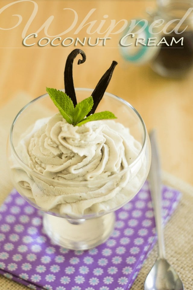 Whipped Coconut Cream | thehealthyfoodie.com