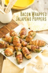 Bacon Wrapped Jalapeno Poppers | thehealthyfoodie.com