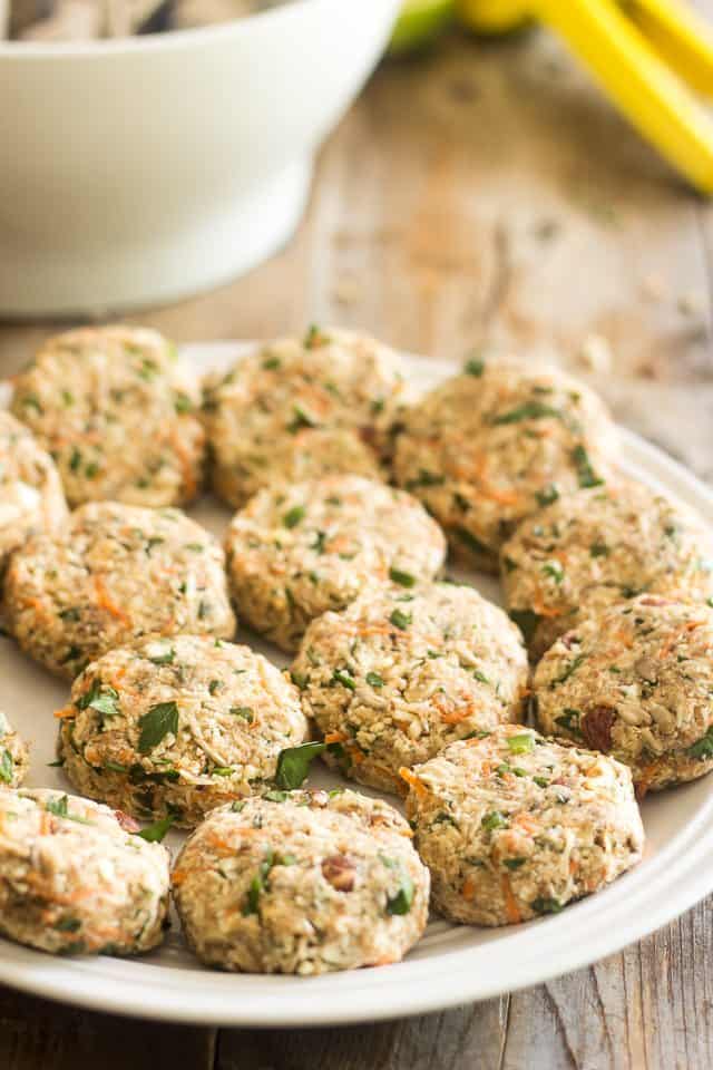 Loaded Cauliflower Fritters | thehealthyfoodie.com