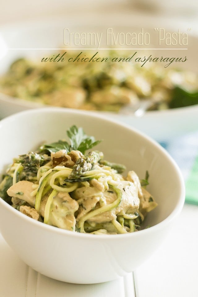 Creamy Avocado Pasta | thehealthyfoodie.com