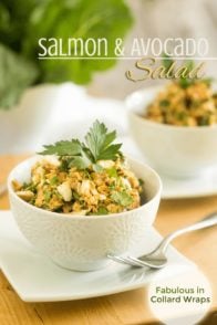 Salmon Avocado Salad | thehealthyfoodie.com