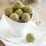 Matcha Coconut Fat Bombs | thehealthyfoodie.com