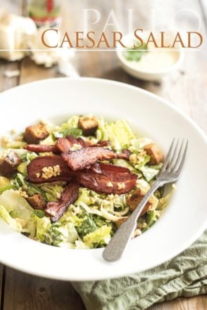 Paleo Caesar Salad | thehealthyfoodie.com