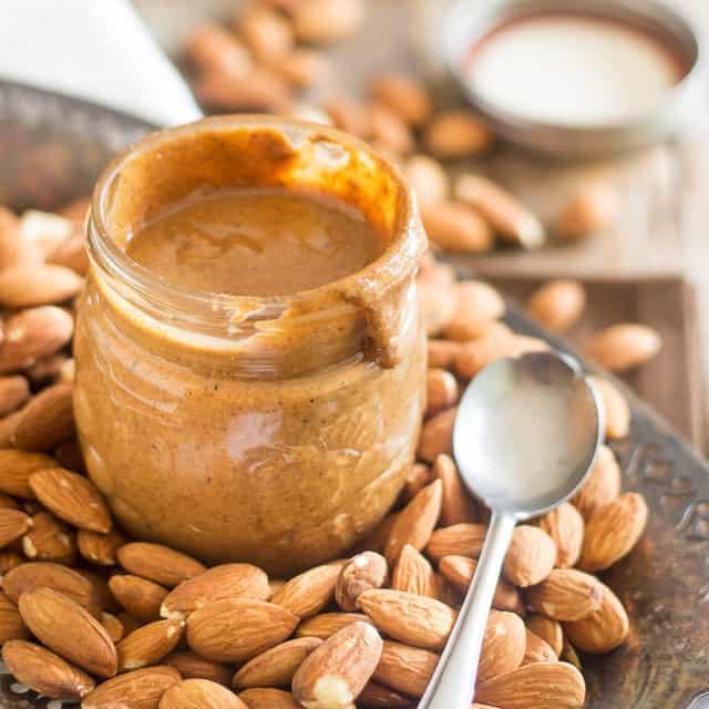 Homemade All Natural Toasted Almond Butter
