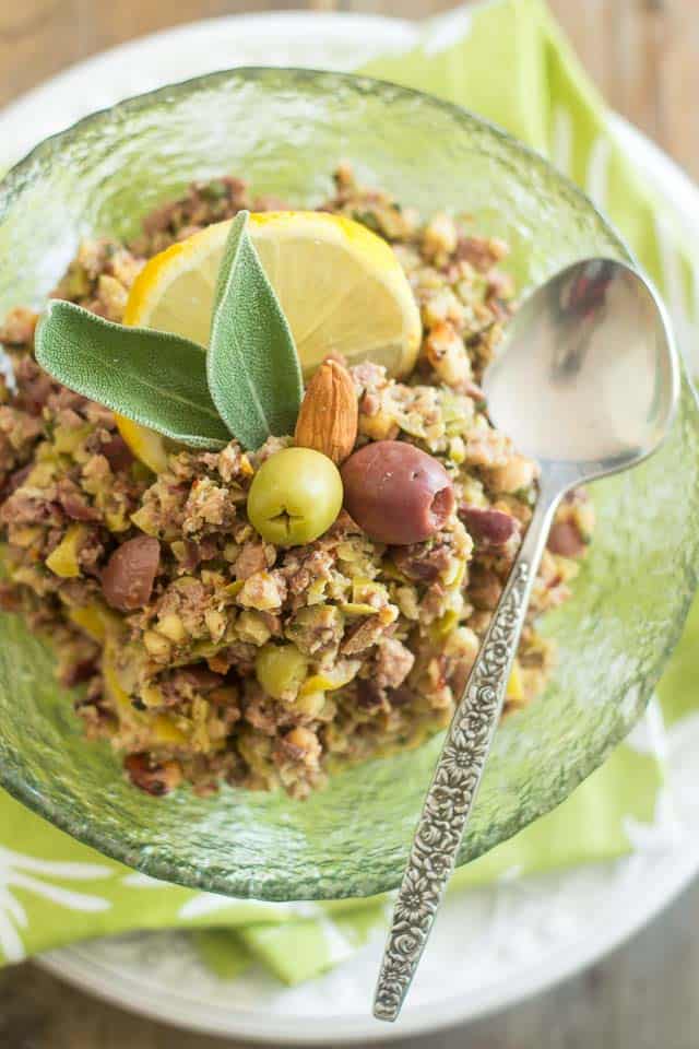 Olive Lemon Tapenade | thehealthyfoodie.com