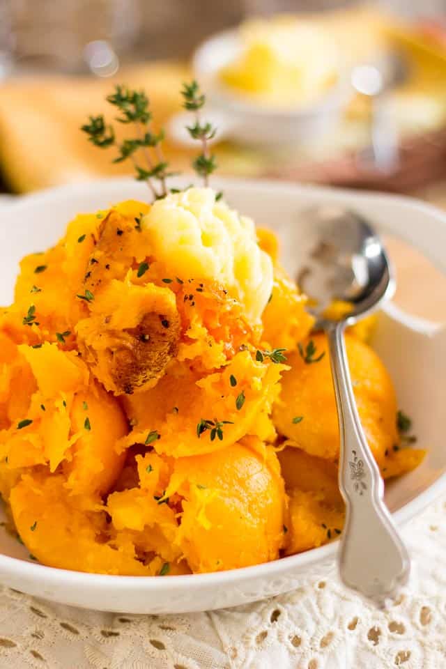 Oven Roasted Butternut Squash | thehealthyfoodie.com