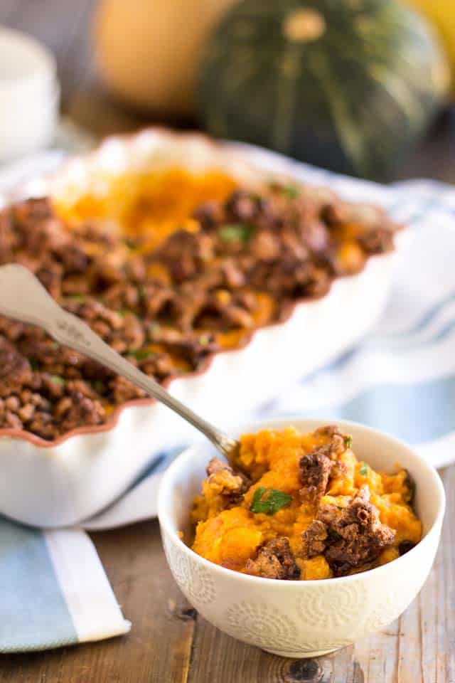Whipped Sweet Potato Casserole | thehealthyfoodie.com