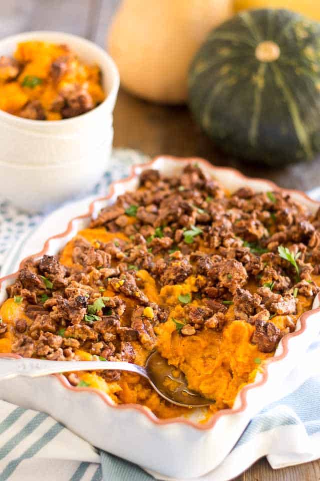 Whipped Sweet Potato Casserole | thehealthyfoodie.com