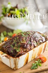 So tasty, so moist, so juicy and so easy to make, this Classic Meatloaf Recipe is probably the last one you'll ever need. It's totally gluten-free, too!