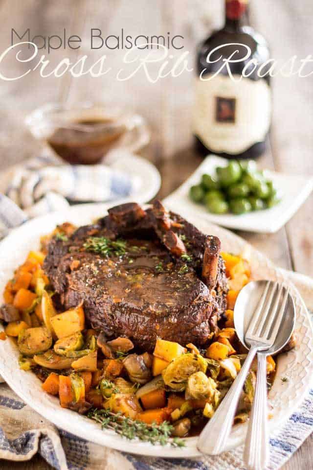 Maple Balsamic Braised Cross Rib Roast