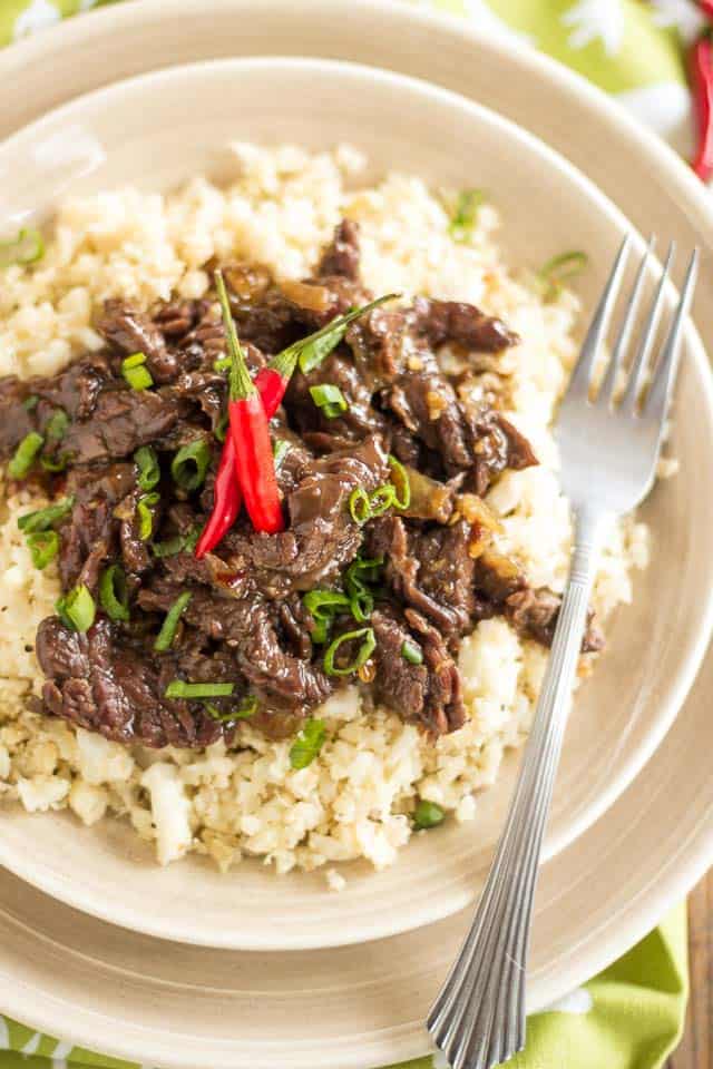 Mongolian Beef | www.thehealthyfoodie.com