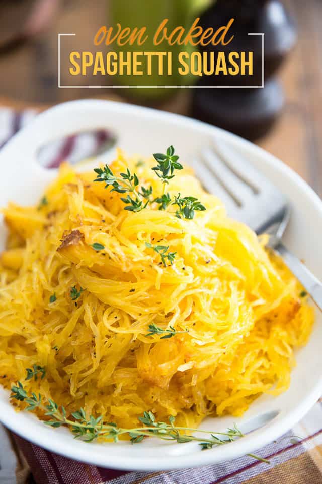 Oven Baked Spaghetti Squash • The Healthy Foodie