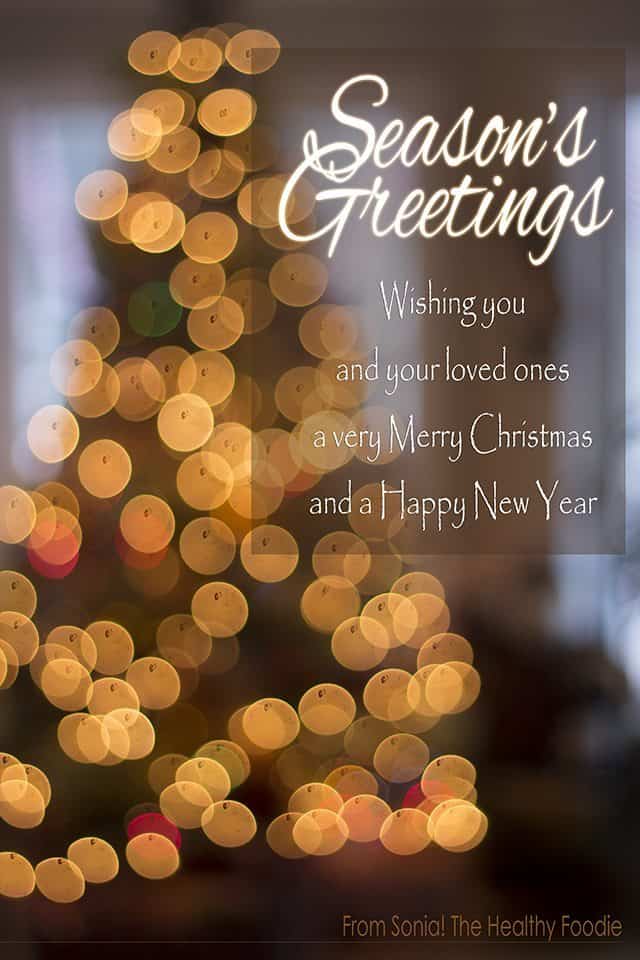 Seasons Greetings 2014 | thehealthyfoodie.com