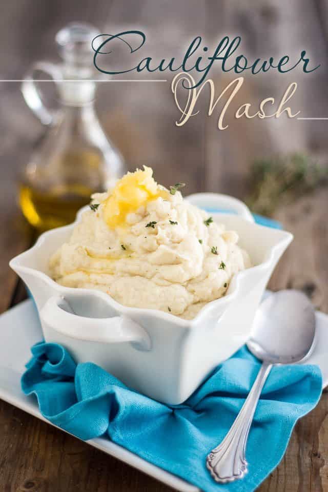 The Best Cauliflower Mash Ever | thehealthyfoodie.com