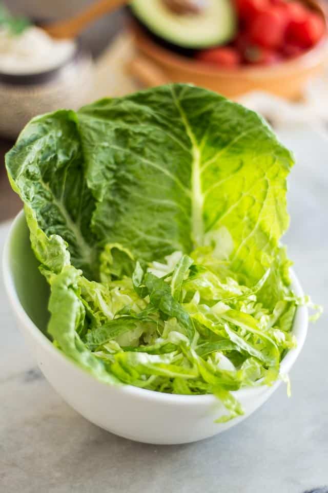 Warm Taco Style Salad | thehealthyfoodie.com