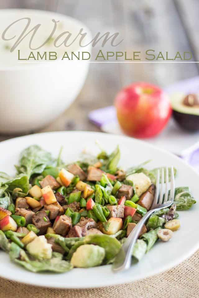 Warm Lamb and Apple Salad | thehealthyfoodie.com