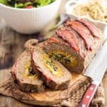 Rolled Meatloaf | thehealthyfoodie.com