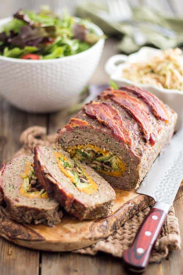 Rolled Meatloaf | thehealthyfoodie.com