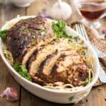 Ginger Garlic Slow Cooker Pork Loin | thehealthyfoodie.com