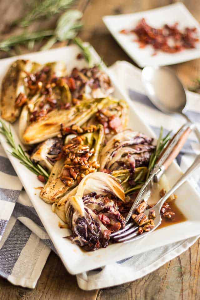 Pan Seared Belgian Endives | thehealthyfoodie.com