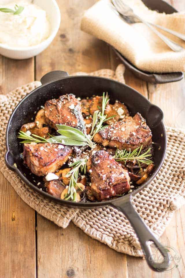 Maple Glazed Lamb Chops | thehealthyfoodie.com
